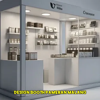 design booth pameran malang